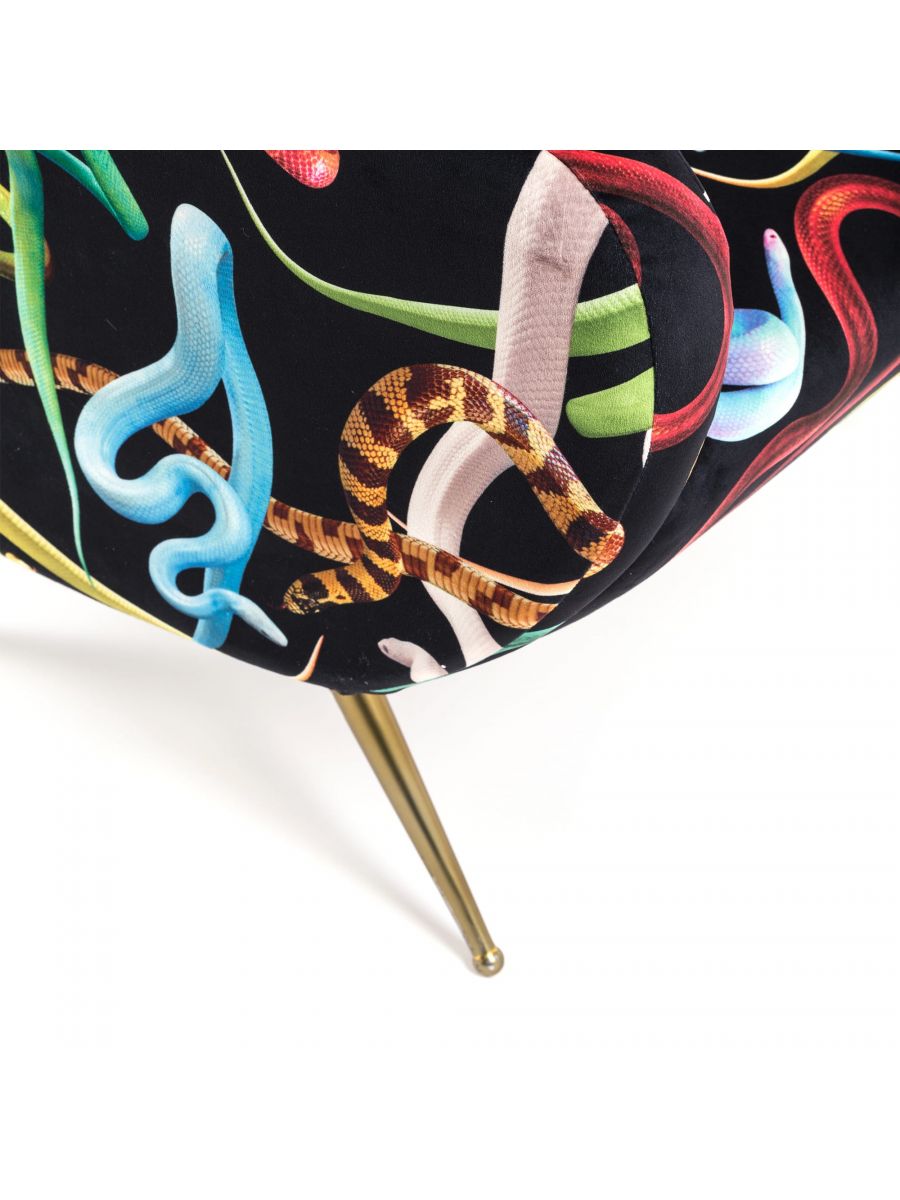 Toiletpapierfauteuil Snakes van Seletti