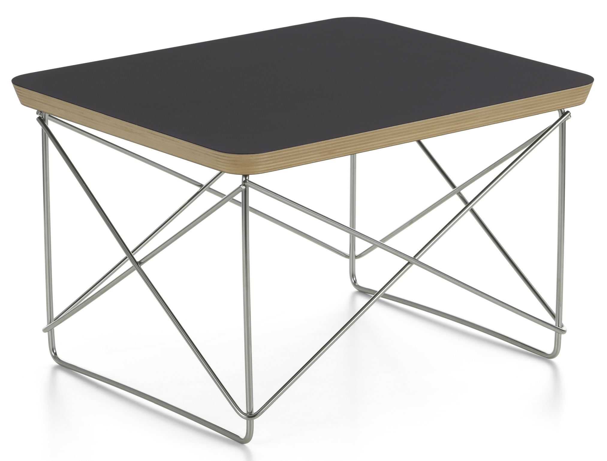 Occasional LTR bijzettafel HPL ZWART / ROESTVRIJ STAAL Vitra UNIEKE EXEMPLAREN