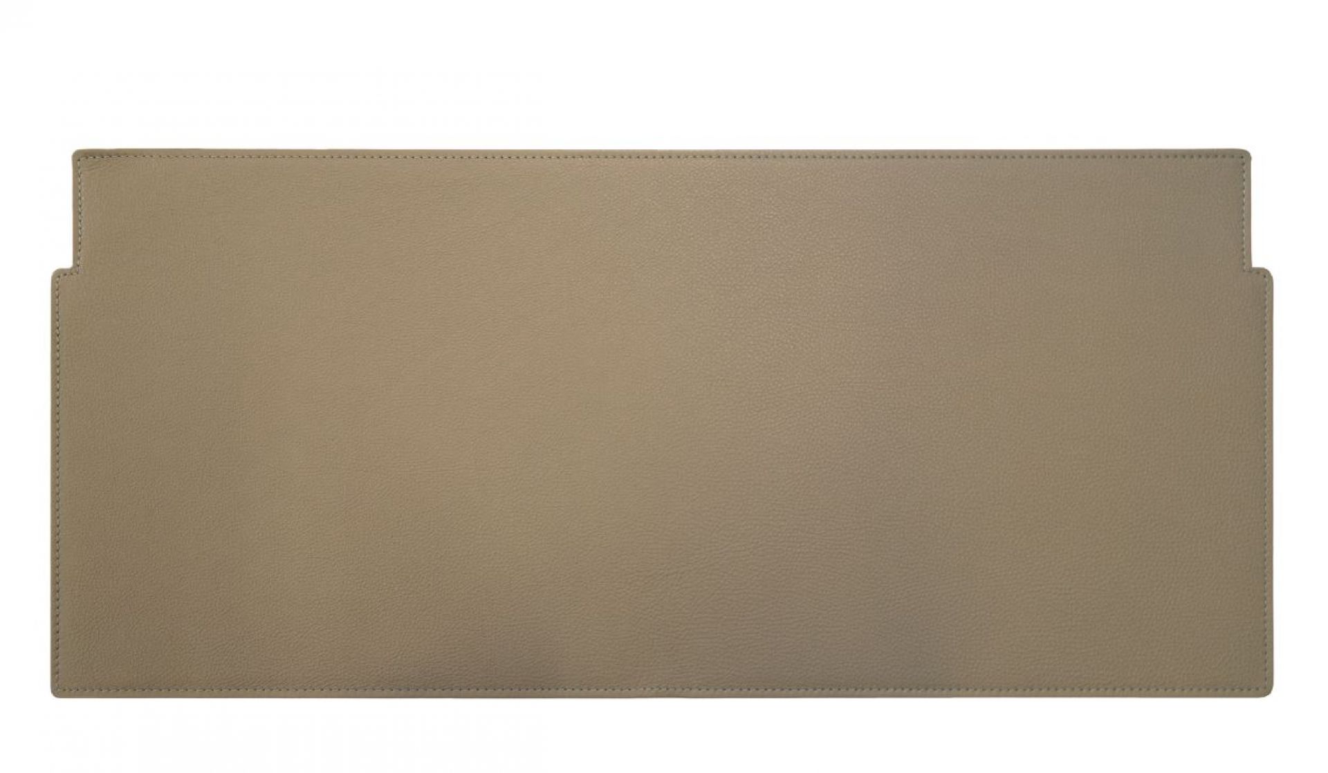 Lederen blad voor USM-bureau, binnenmaat 50x35, LICHTGRIJS, Leather on Top, UNIEK EXEMPLAAR 