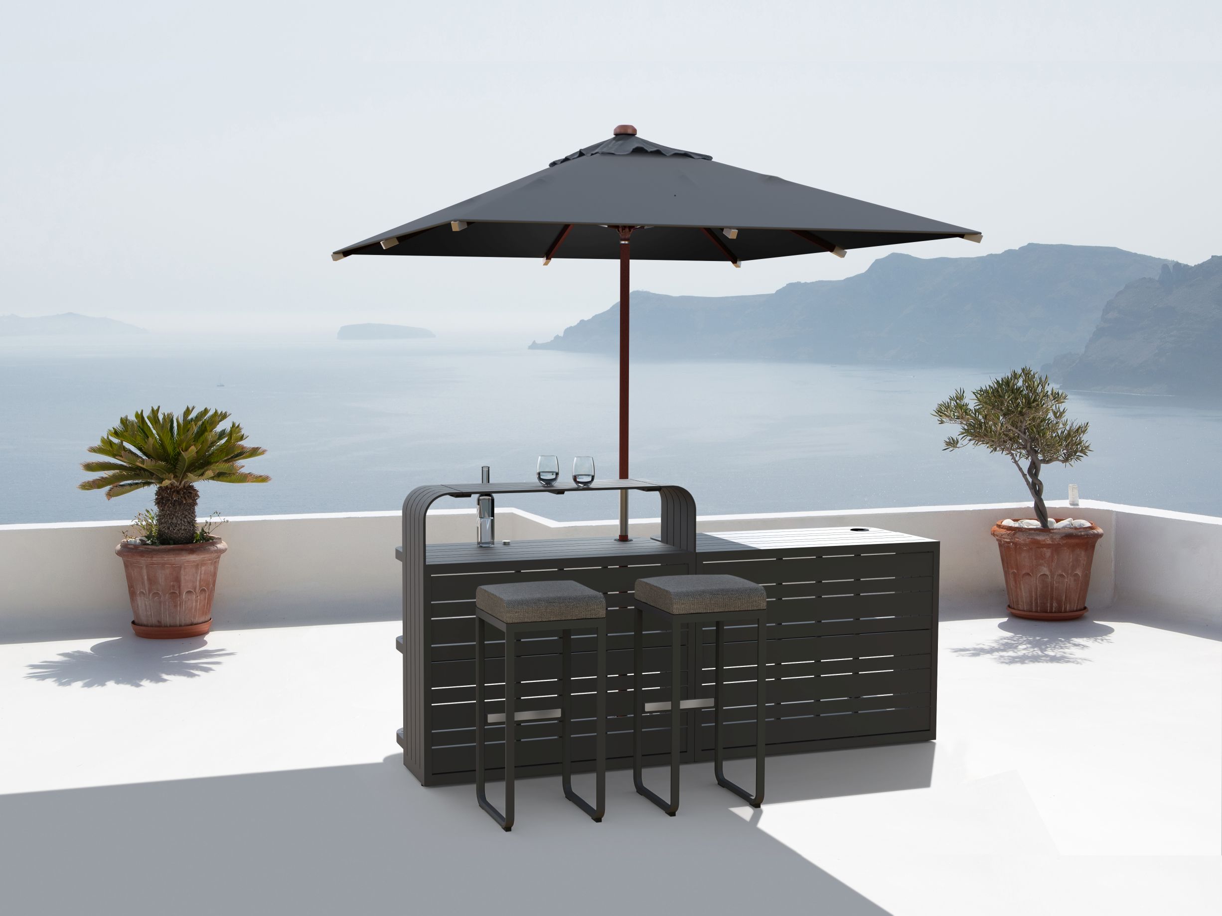Air Outdoor barkruk wit Moore
