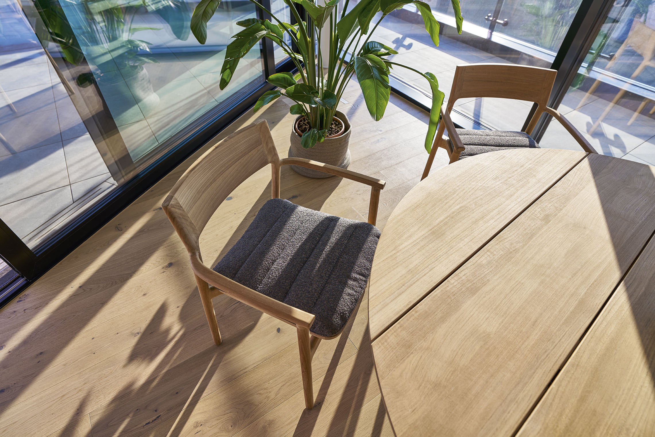 Teva ronde tafel / eettafel Weishäupl