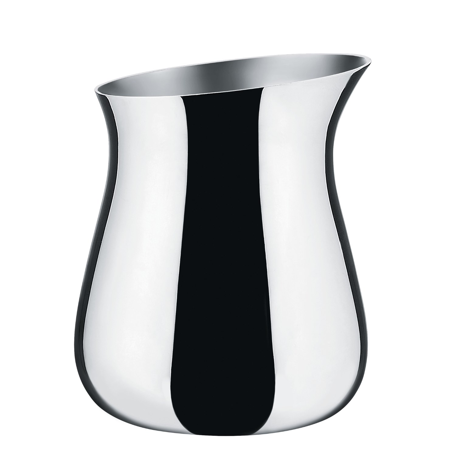 NF02 Rahmkännchen Cha Alessi: Edelstahl Kännchen für Milch, Sahne oder Saucen, modernes Design.