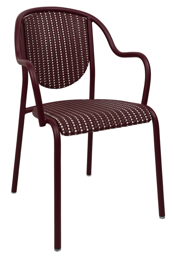 Parisienne 21 Bridge fauteuil met armleuningen voor buiten van Fermob
