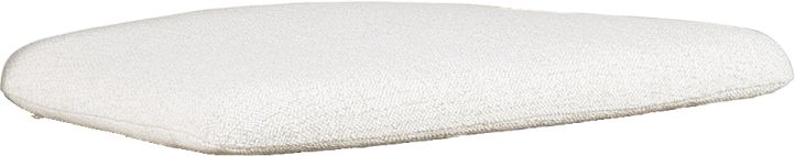 Weißes Bok Sitzkissen für Ethnicraft Outdoor Stühle, bequeme Polsterung für Gartenmöbel.
