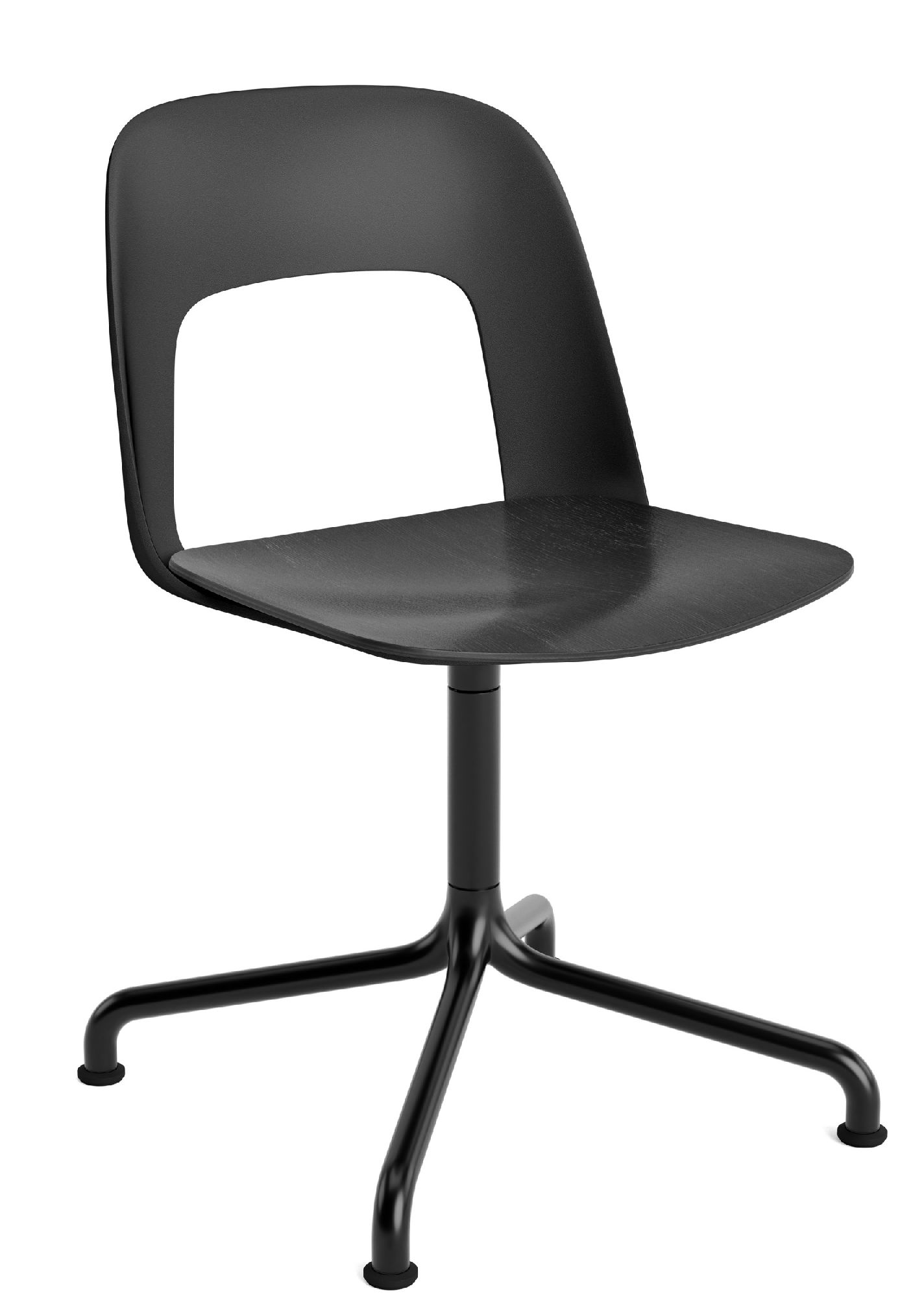 Layout Side Chair 152 draaistoel met vierpoot Hay
