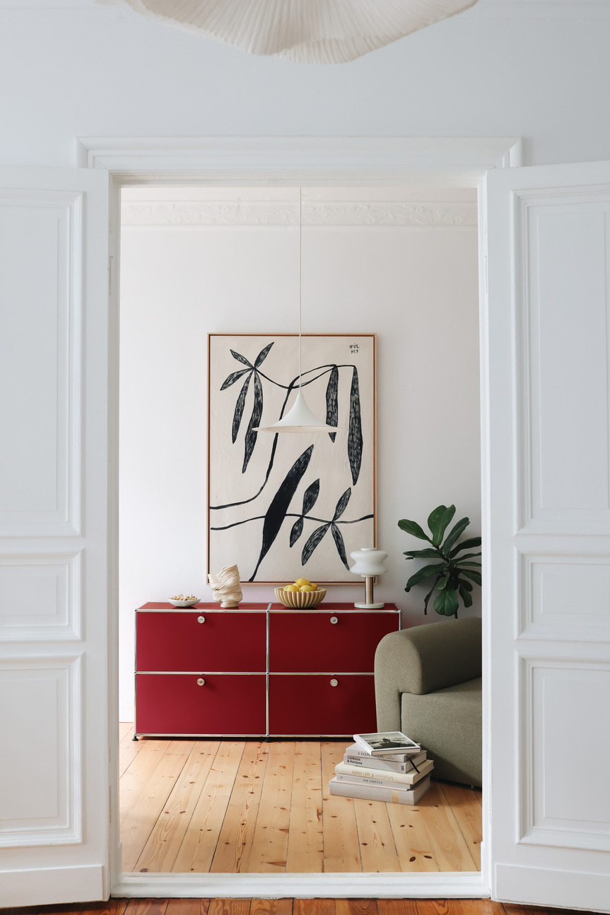 USM Haller dressoir E2 met 4 klapdeuren