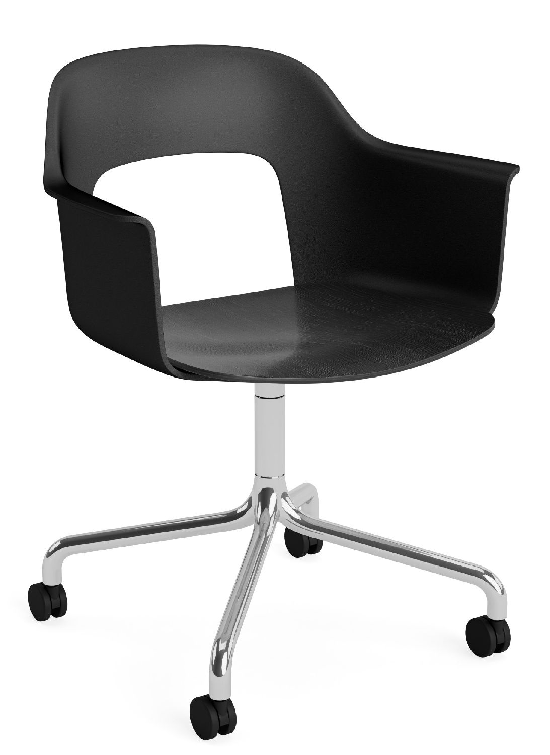 Layout fauteuil 262 met armleuningen van Hay