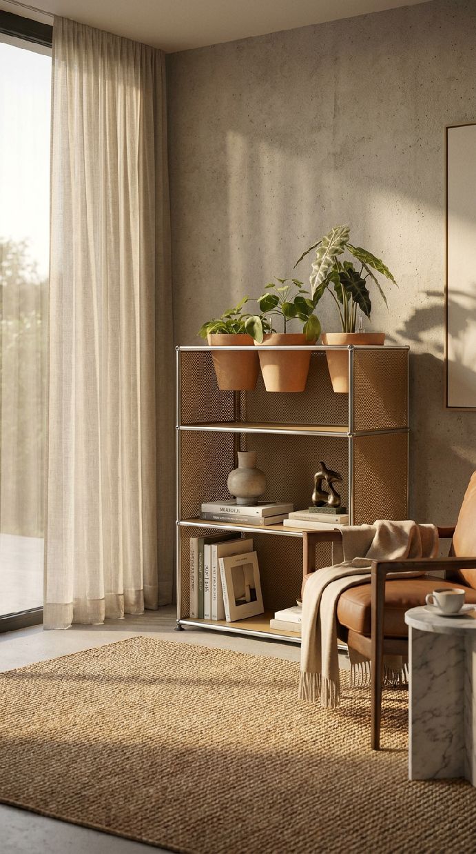 USM Haller dressoir M56 met plantenaccessoires