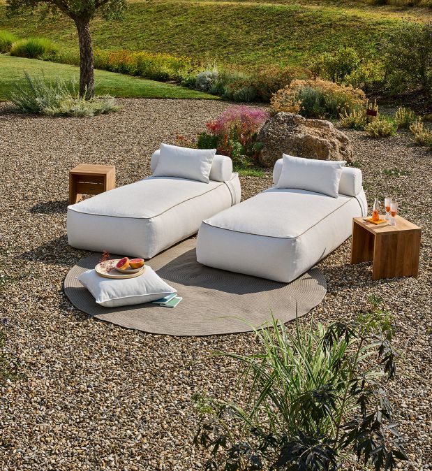 Maliha Lounge-bed voor buiten, Weishäupl