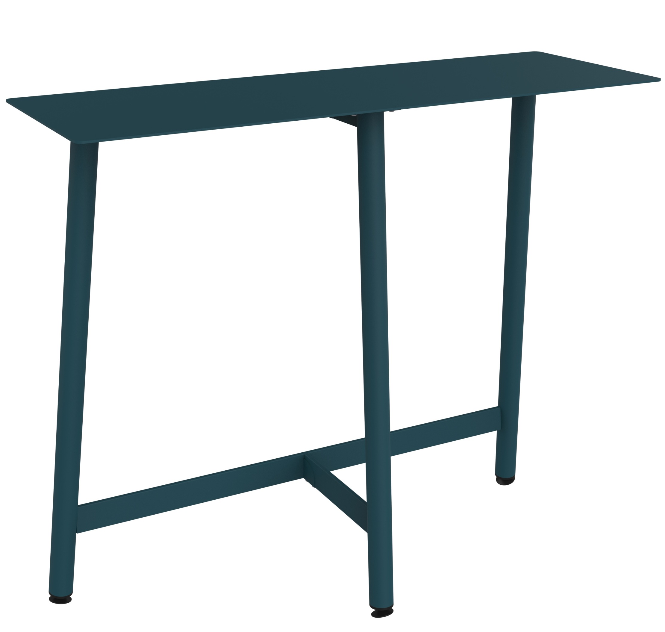 Bolder Theke Outdoor von Fermob in Dunkelblau, minimalistisches Design für Garten, Terrasse oder Balkon.