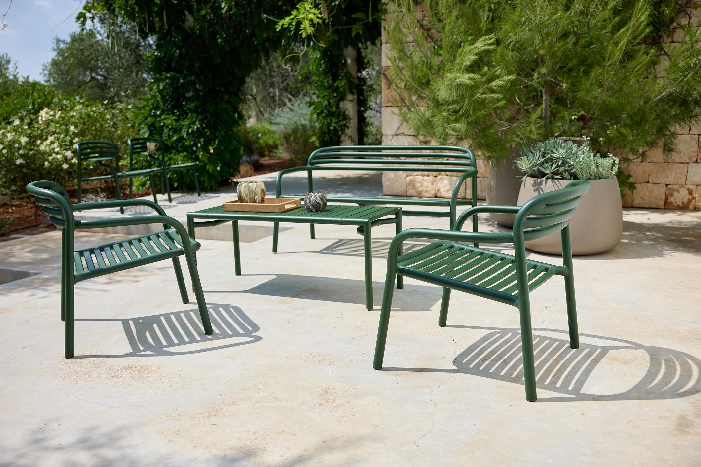 Soil Planter Round Medium Ronde plantenbak voor buiten Cane-Line