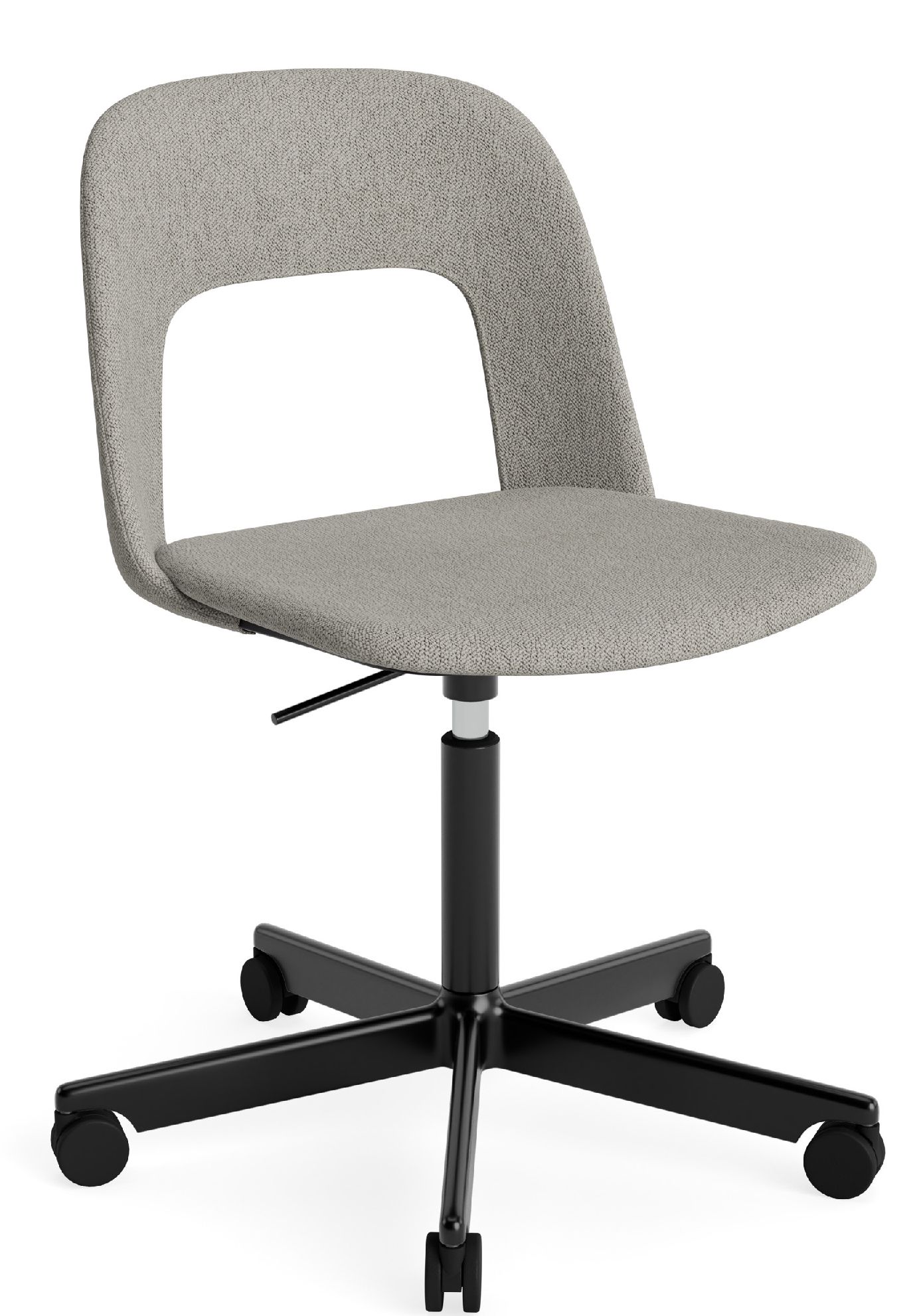 Layout Side Chair 144 stoel met vijfsterrenvoet van Hay