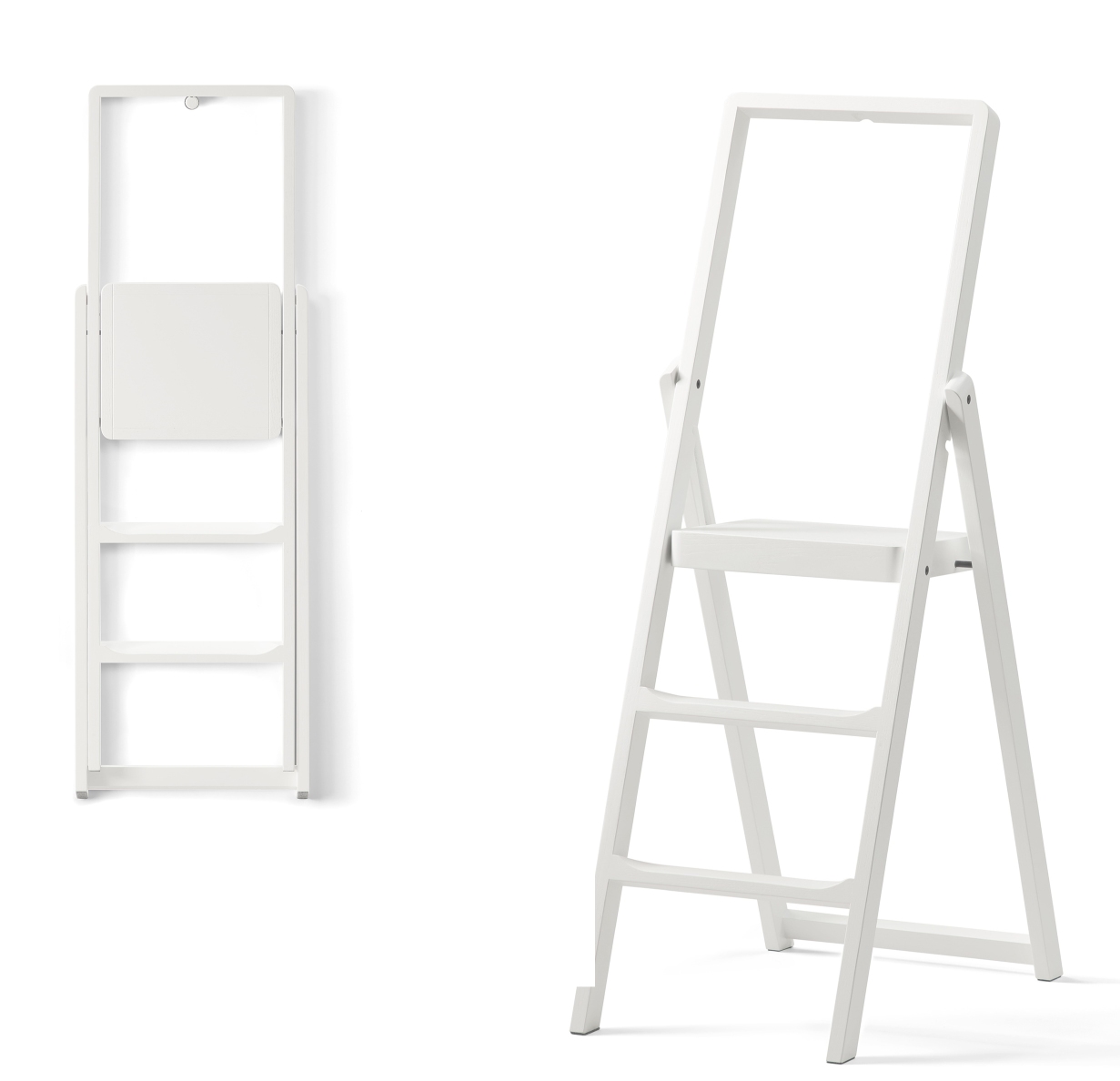 Step-trapladder Design House Stockholm, wit gebeitst