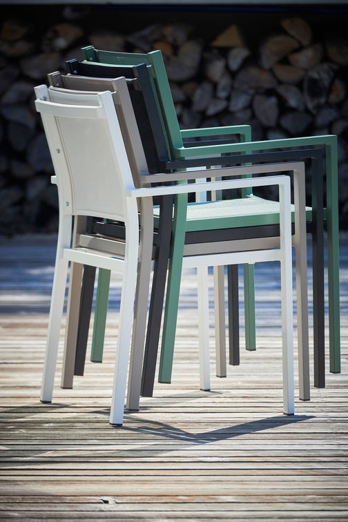 Fiam Aria Outdoor stapelbare stoel van Jan Kurtz