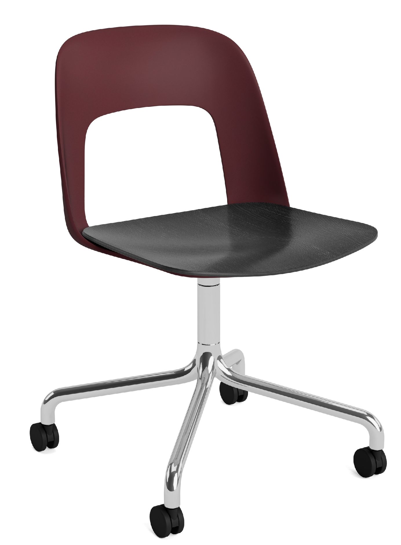 Layout Side Chair 162 draaistoel met vierpoot Hay
