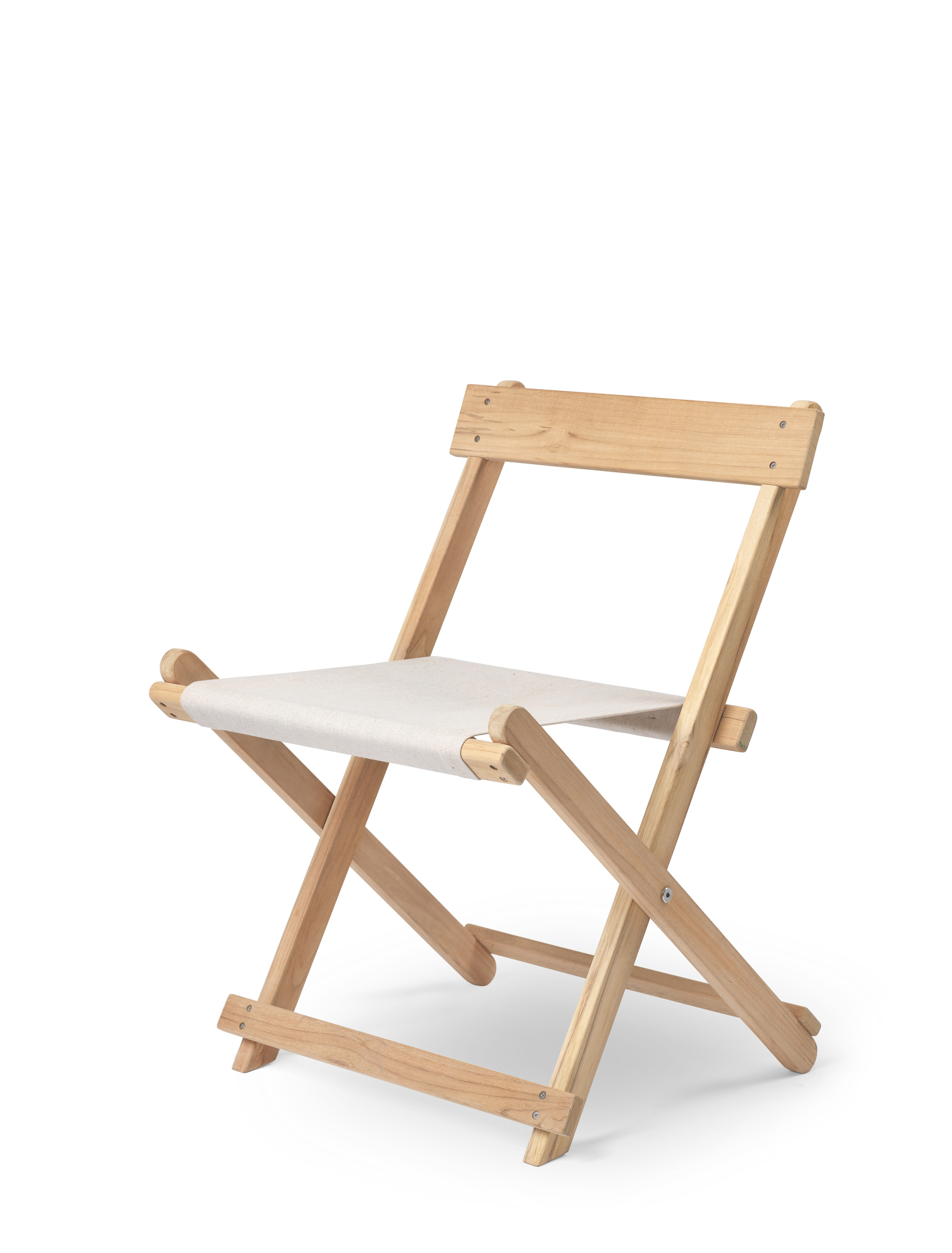 BM4570 Borge Mogensen Outdoor Stuhl von Carl Hansen & Søn aus Teakholz und Canvas.