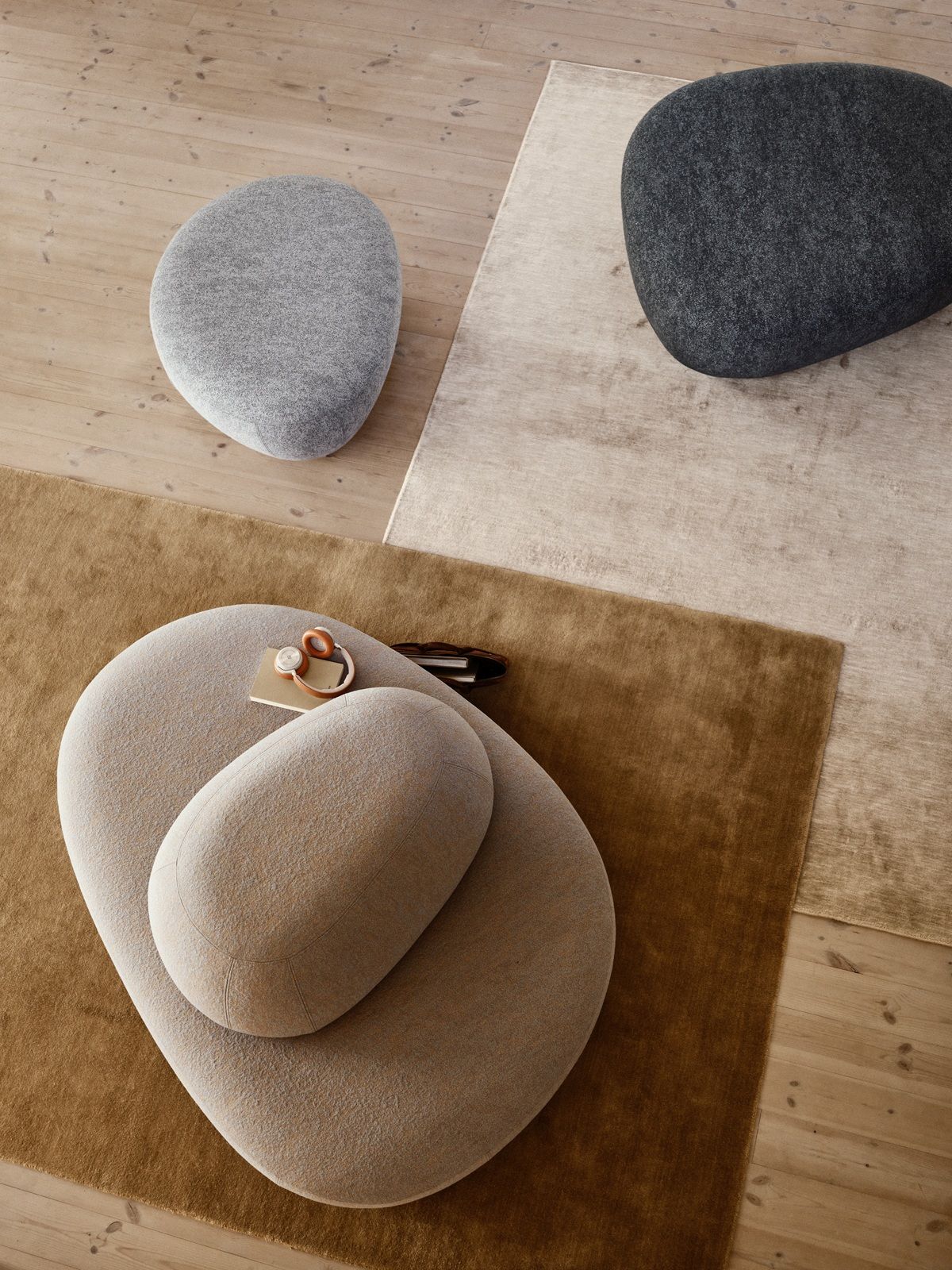 Sisters Pouf-kruk Softline