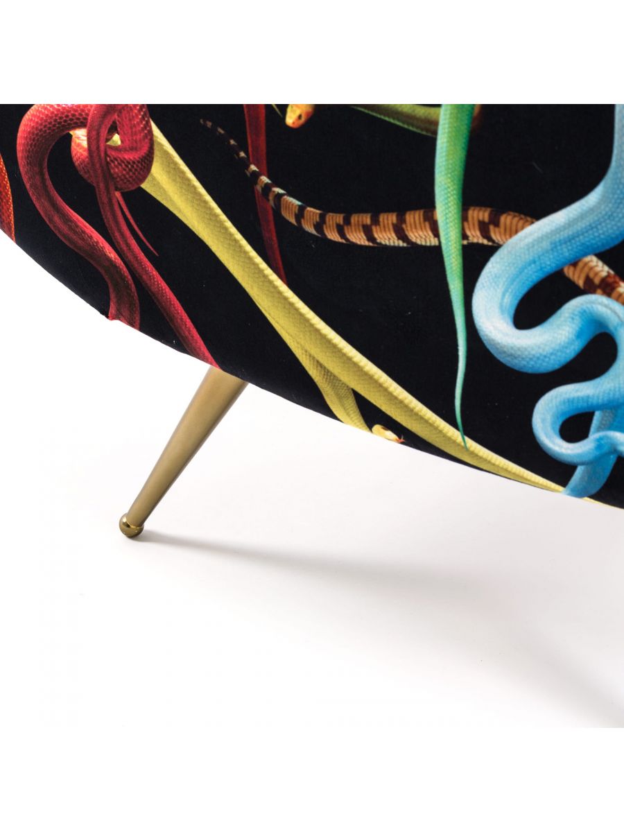 Toiletpapierfauteuil Snakes van Seletti