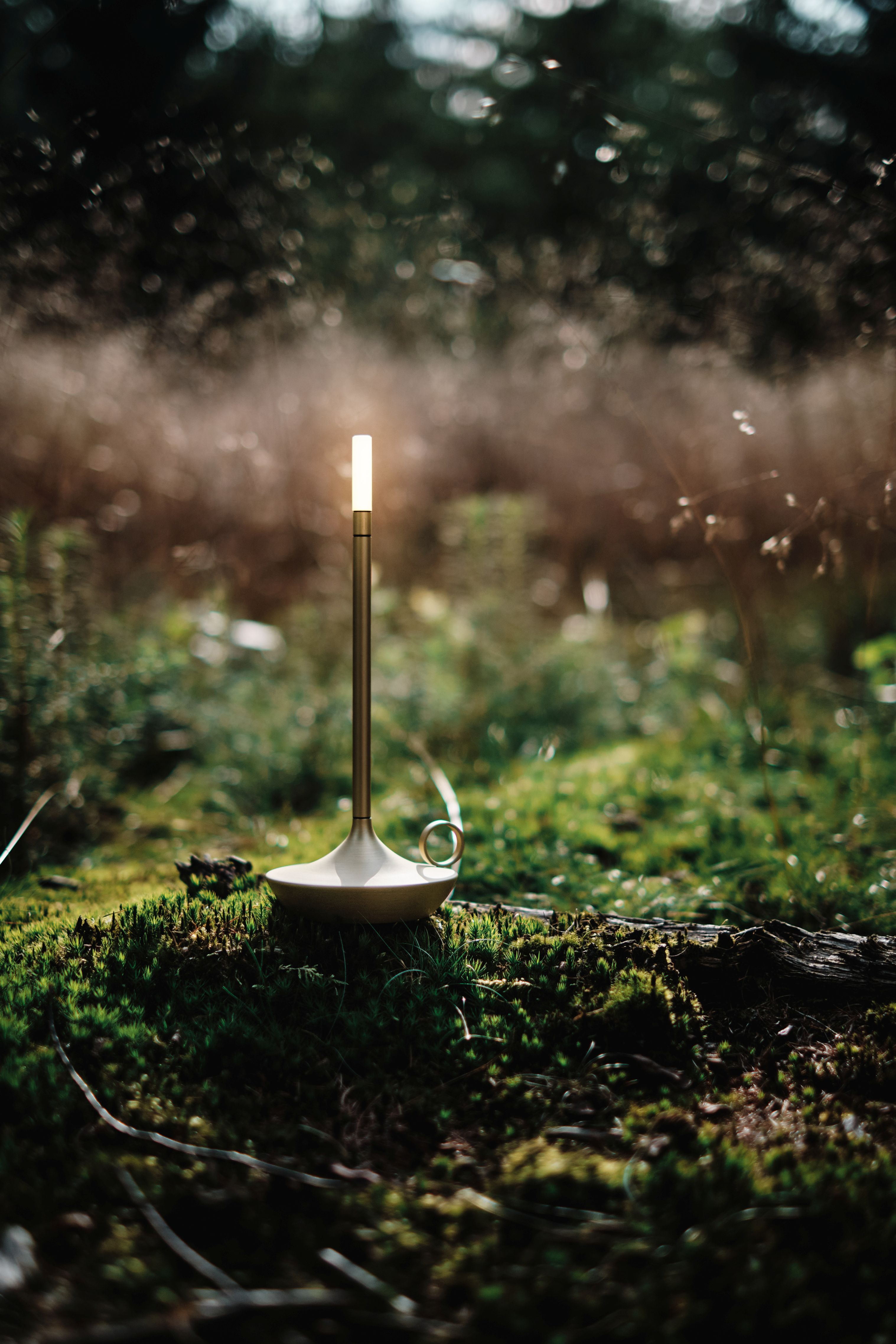 Wick draagbare acculamp / tafellamp met USB Graypants
