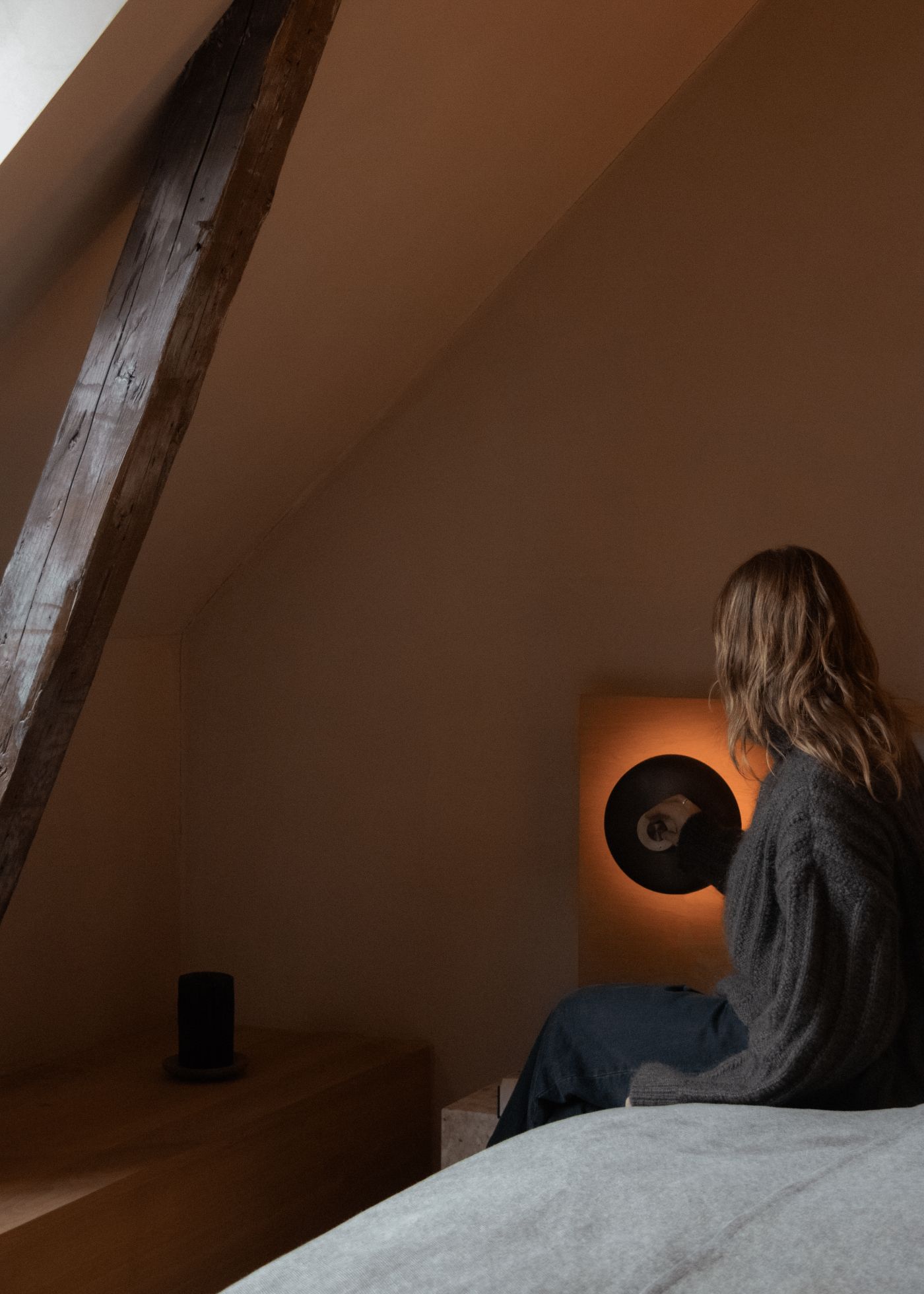 Reverse wandlamp, vast aangesloten, Audo Copenhagen