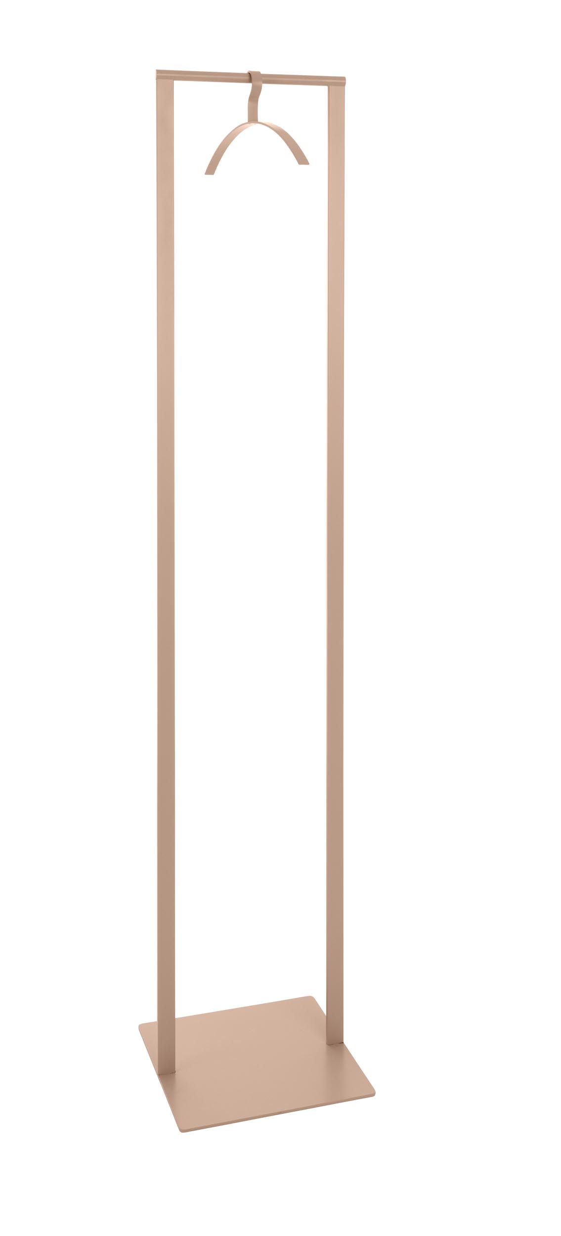 Schönbuch Slim Garderobenständer in Beige: Moderner Kleiderständer mit minimalistischem Design und integriertem Bügel.