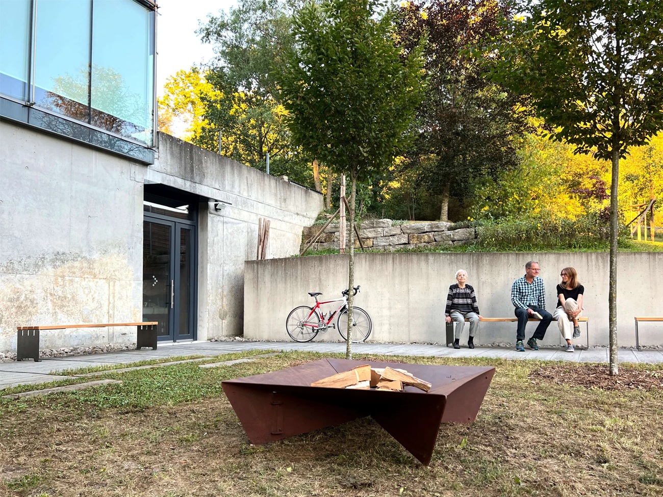 Fluxus vuurkorf, vierkant, Keilbach