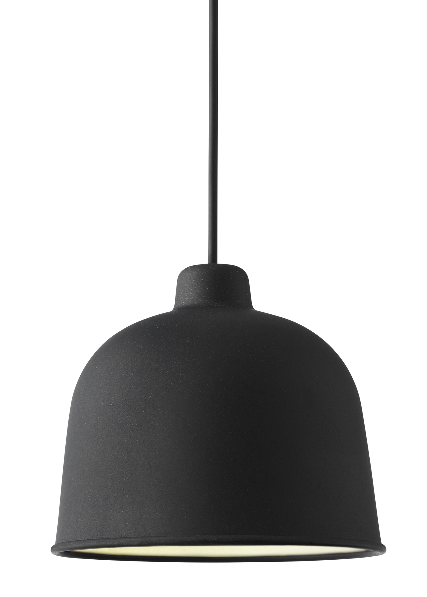 Schwarze Grain Pendelleuchte von Muuto: Moderne Hängelampe für stilvolle Innenraumbeleuchtung.