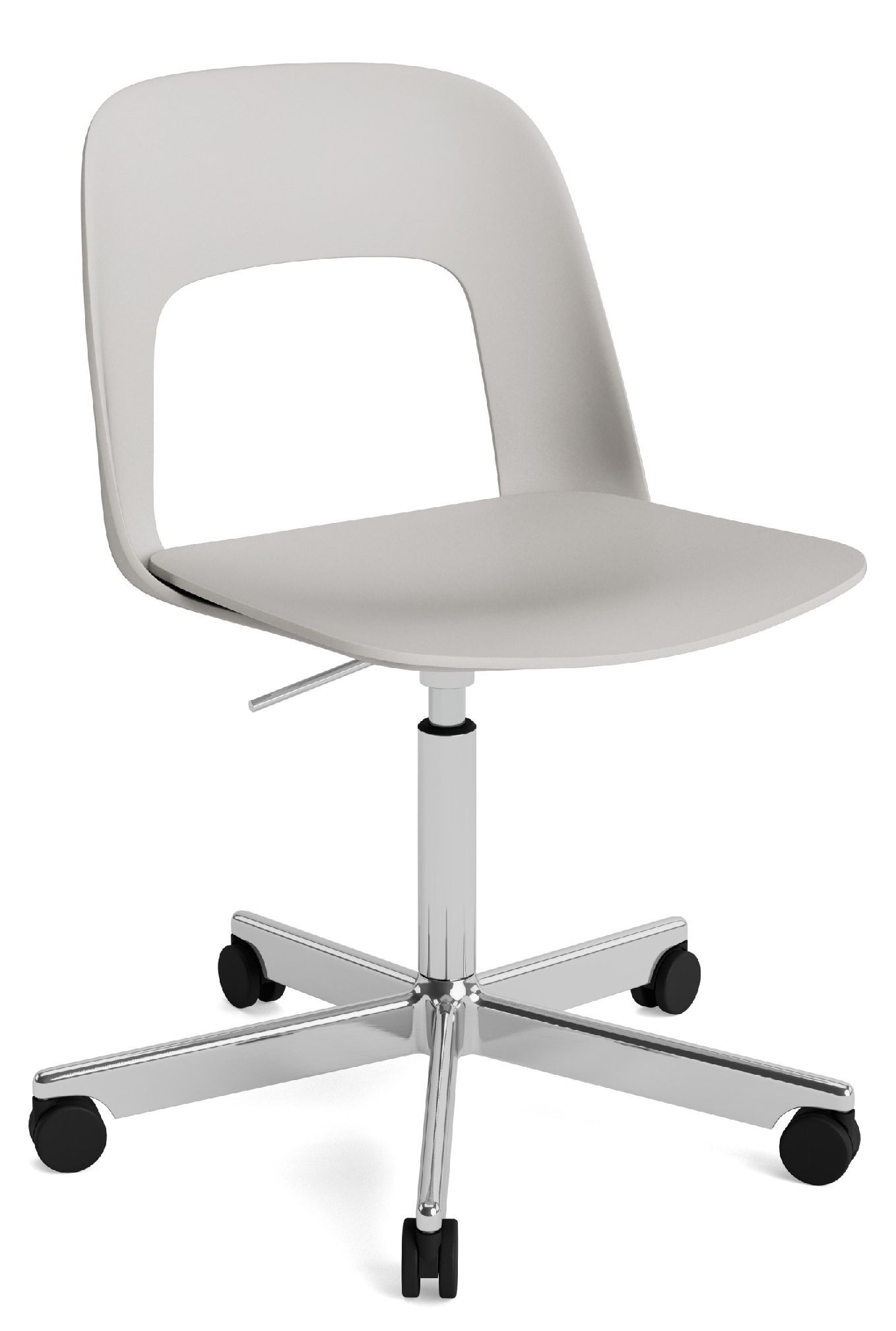 Layout Side Chair 141 stoel met vijfpotig draaivoet van Hay