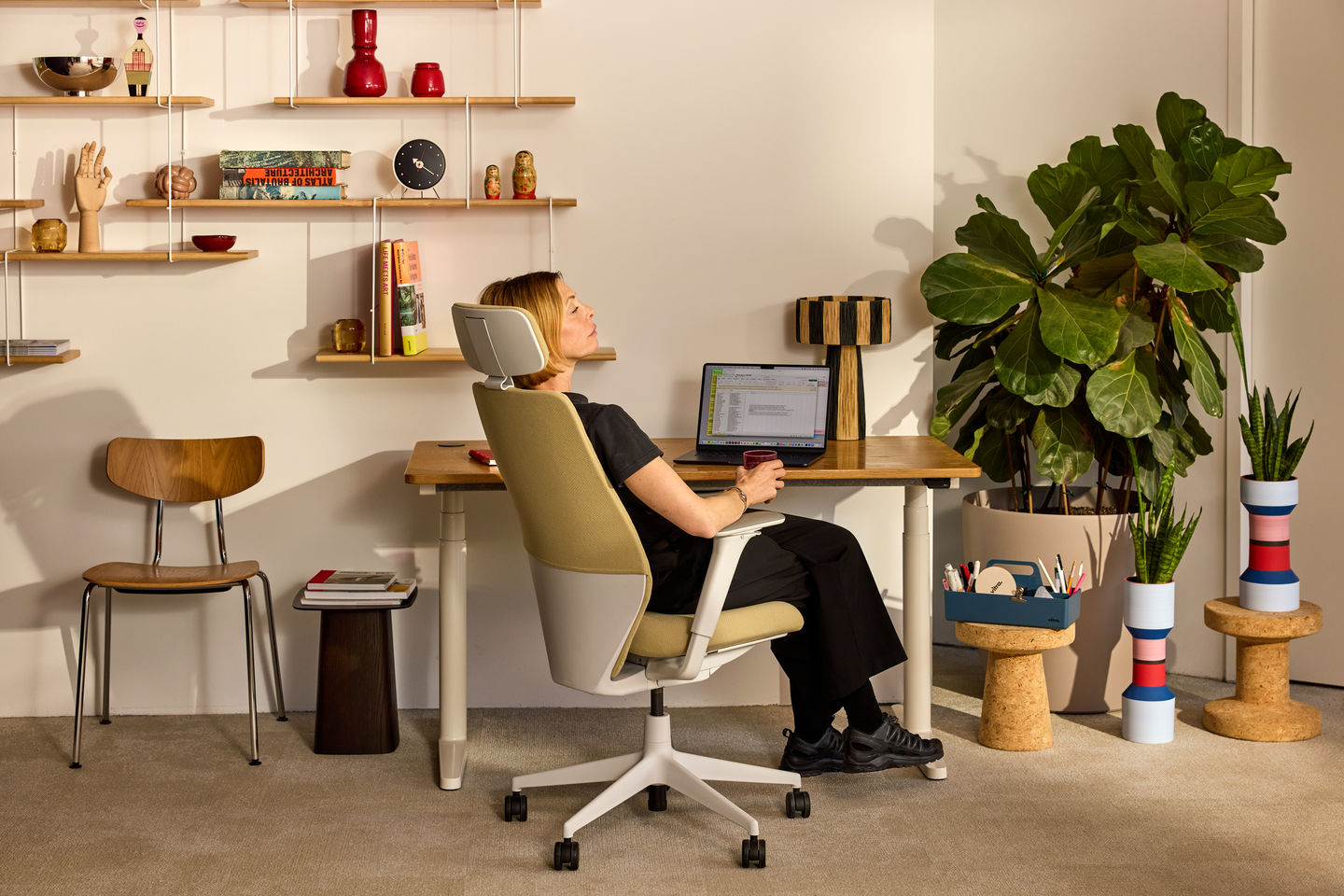 ACX Softknit hoge bureaustoel met draaifunctie Vitra