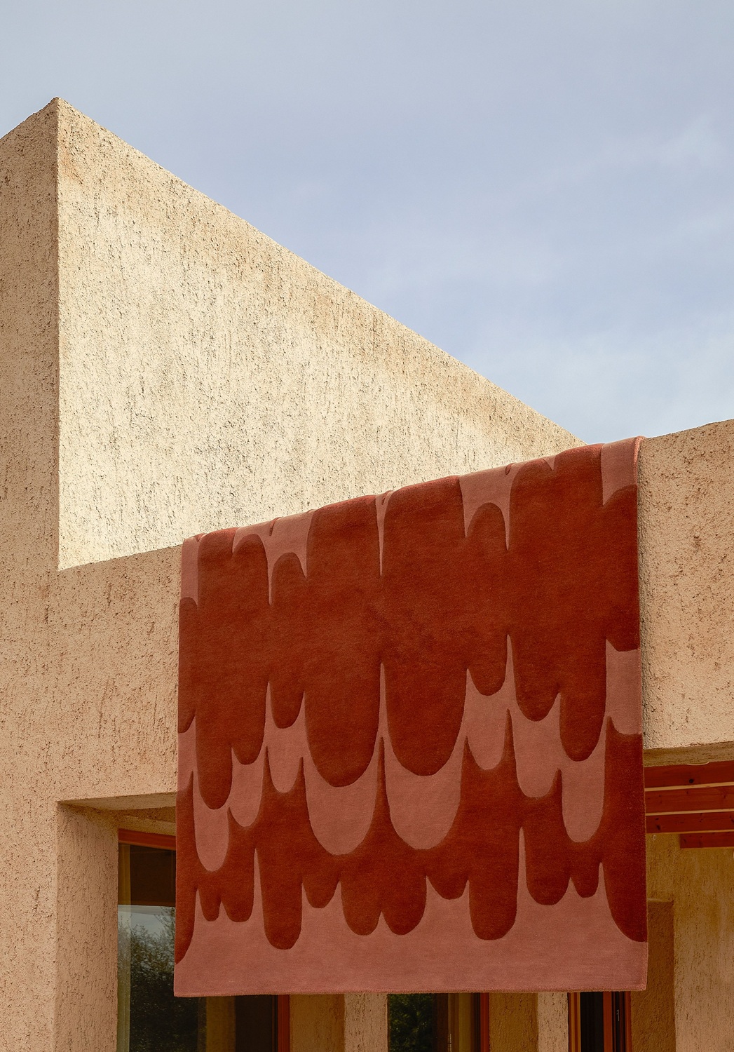 Lucia Eames Echo-tapijt Terracotta Nanimarquina
