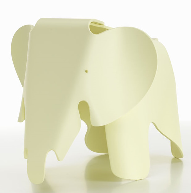 Eames Elephant-kruk RE Vitra Kanariegeel
