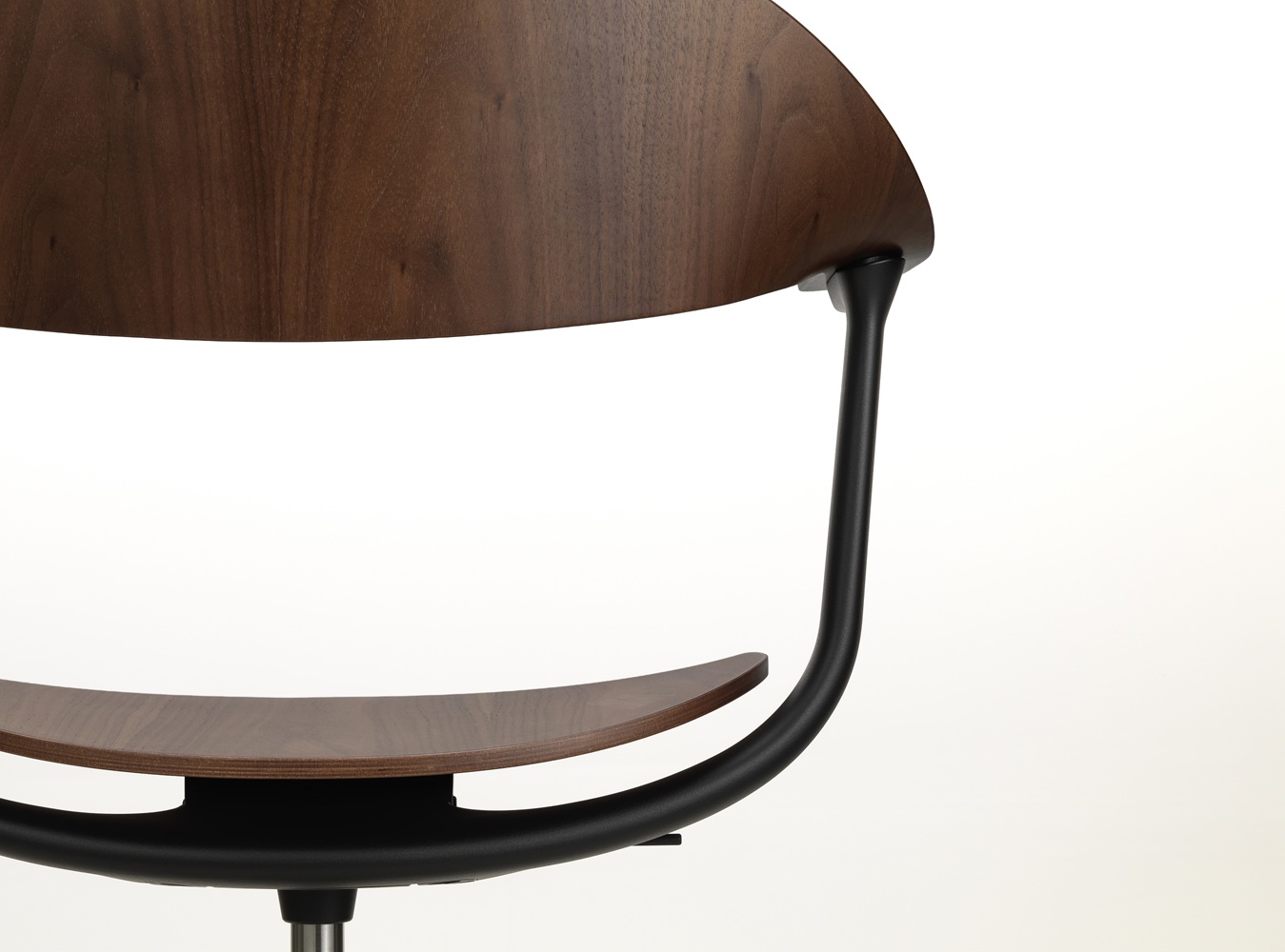 Mynt High Bureau draaistoel zitting/rugleuning multiplex Vitra
