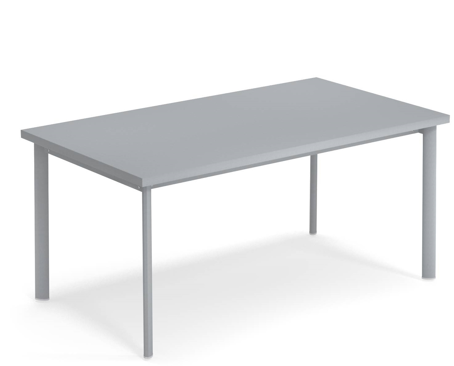 Grauer Star Tisch Outdoor von Emu, rechteckig, minimalistisches Design, ideal für Garten, Terrasse und Balkon.