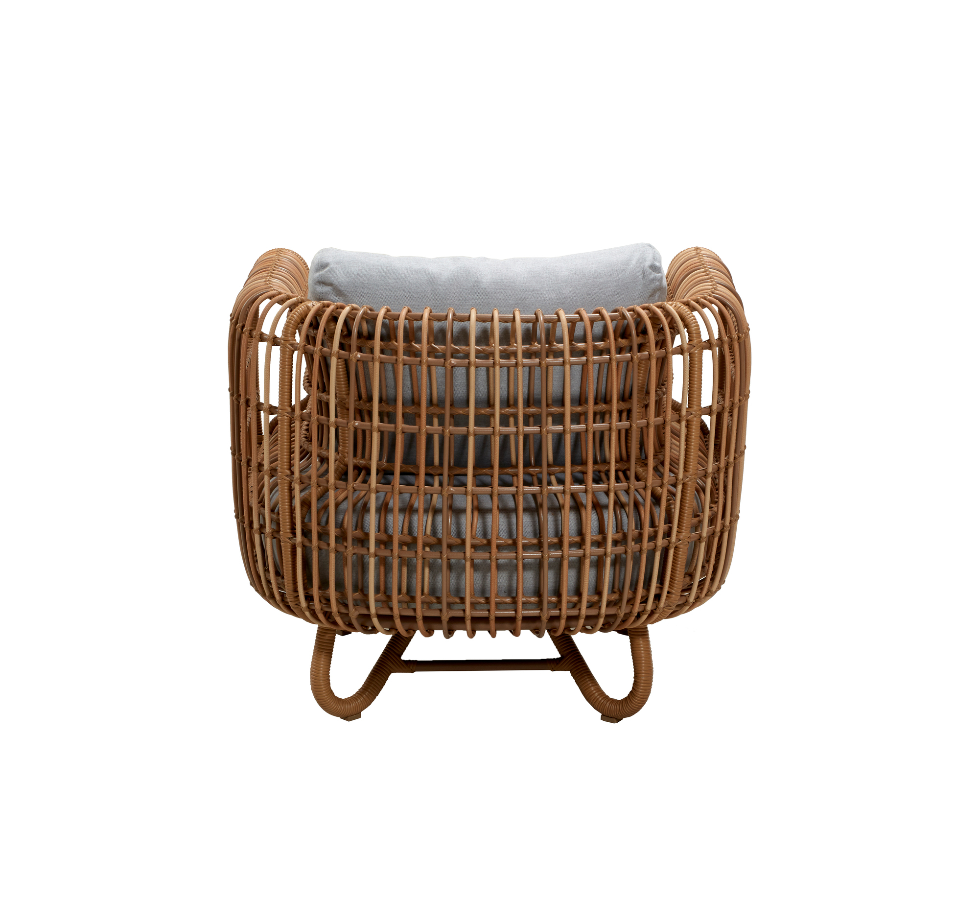 Nest Outdoor-loungestoel met kussens van Cane-Line
