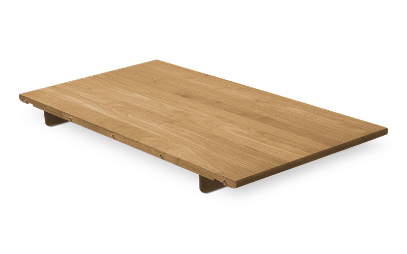 CH338I / CH339 Inlegplaat voor ovale uitschuifbare eettafel, geolied eikenhout, Carl Hansen & Søn