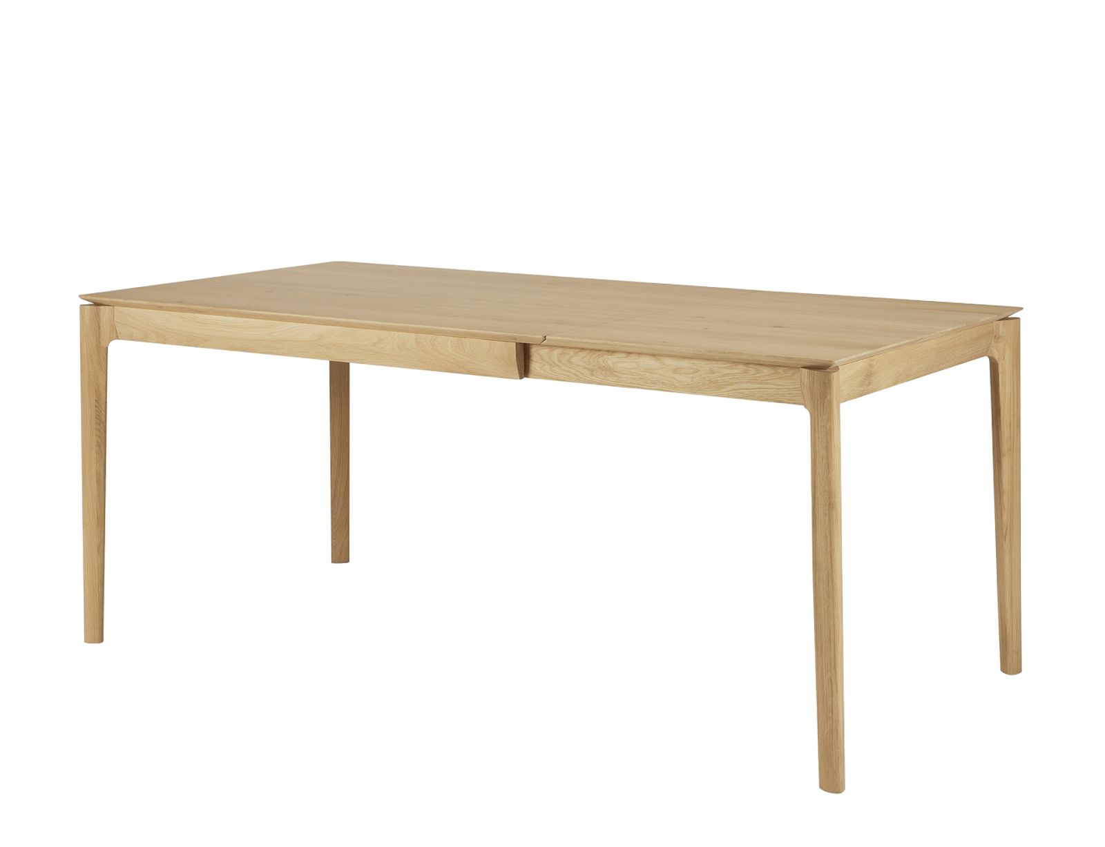 Ethnicraft Bok Tisch aus Eiche, rechteckig, nicht ausgezogen. Moderner Esstisch für Esszimmer.