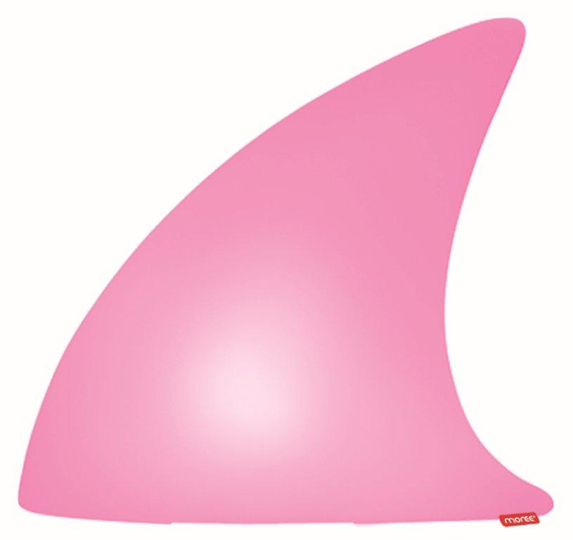 Rosa Shark Haifischflosse Bodenleuchte von Moree, moderne LED Lampe für Innen und Außen.