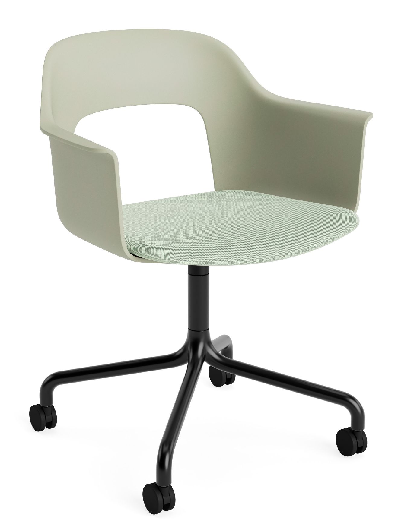 Layout fauteuil 263 met armleuningen van Hay