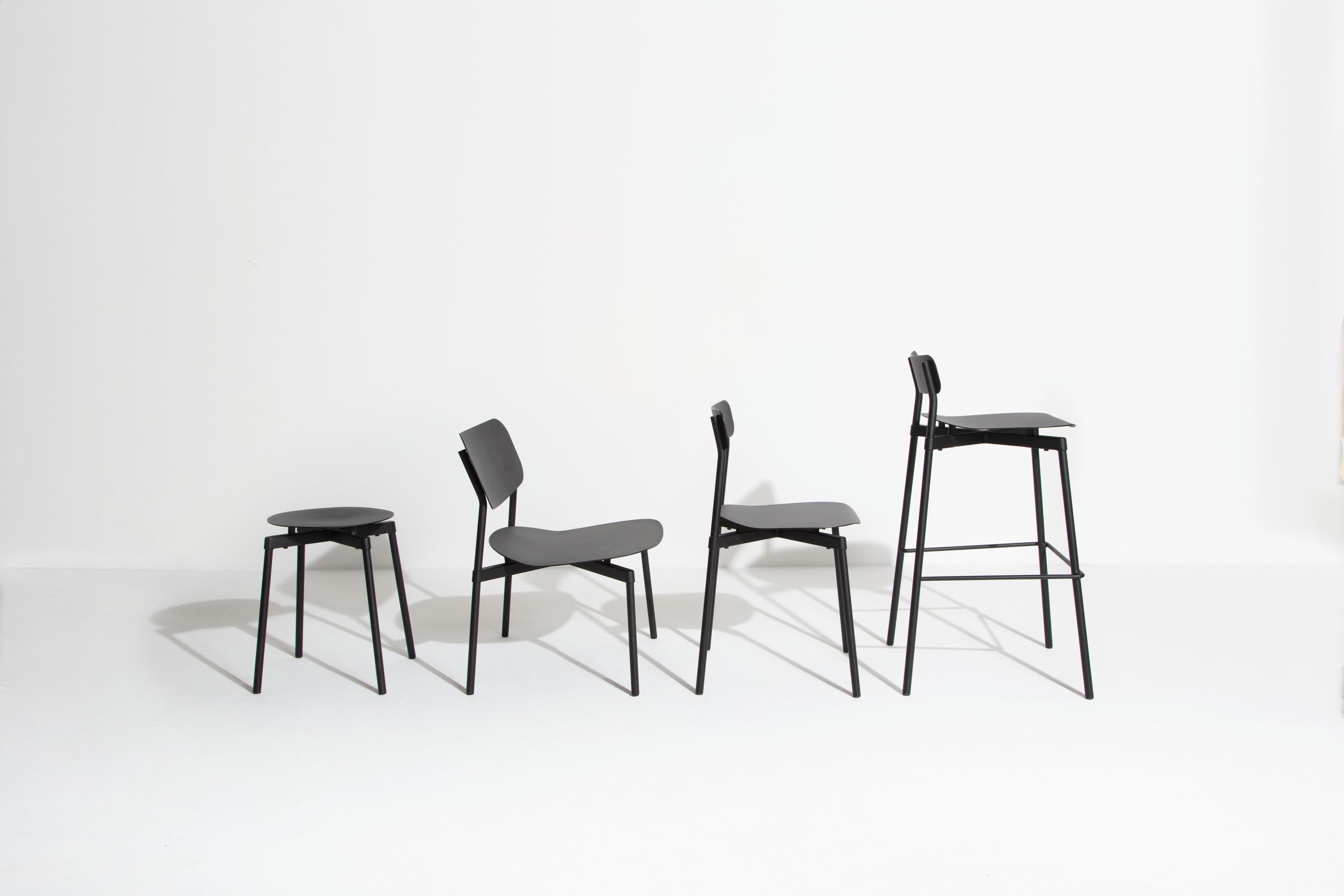 Fromme Barstool Barhocker in Mintgrün von Petite Friture, H 65 cm, für Küche und Bar.