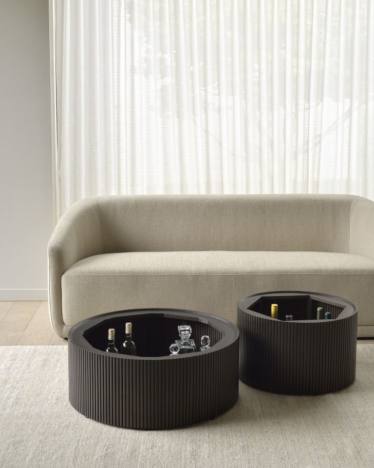 Roller Max salontafel, rond, mahonie, Ethnicraft