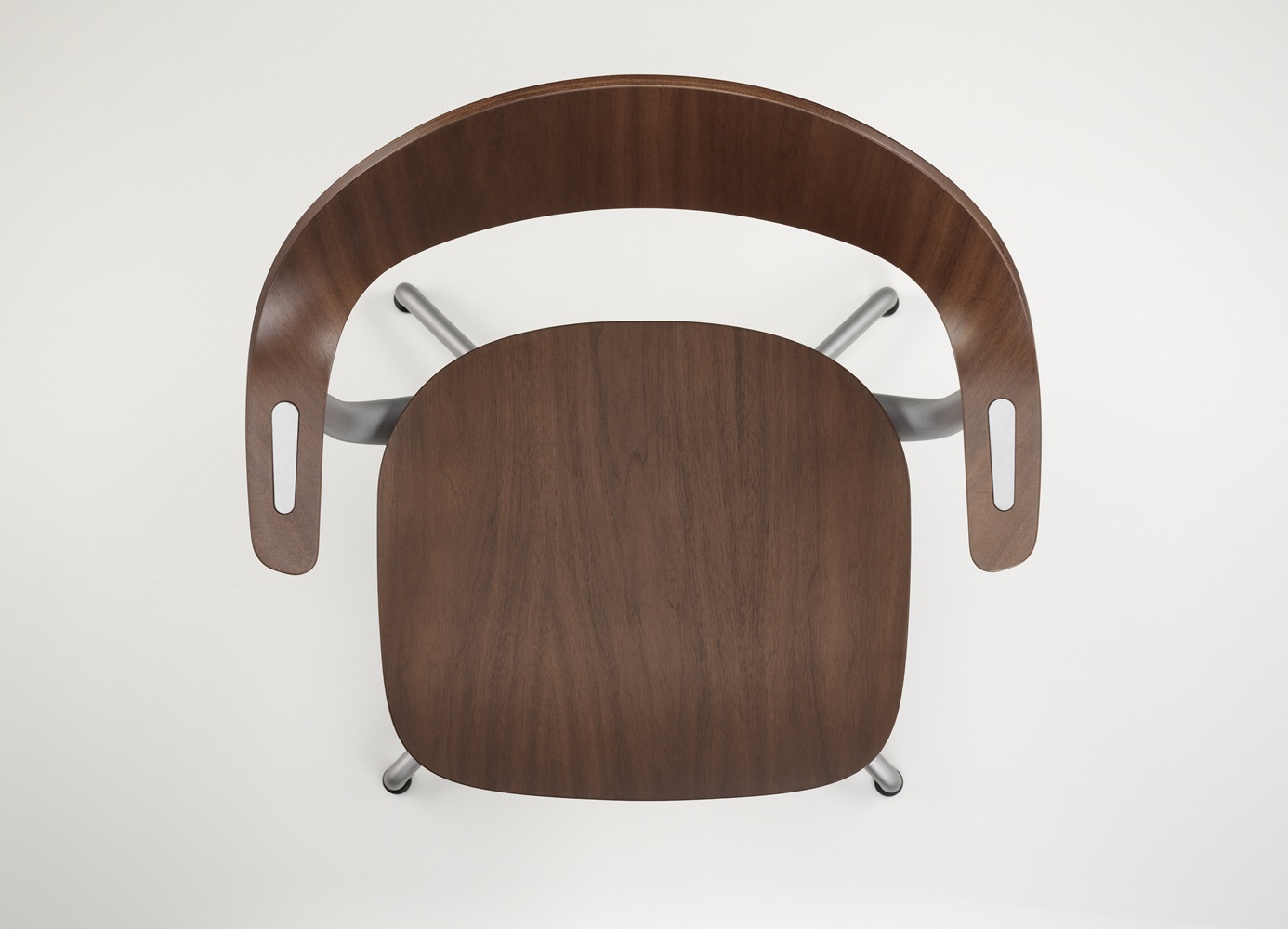Mynt High Bureau draaistoel zitting/rugleuning multiplex Vitra