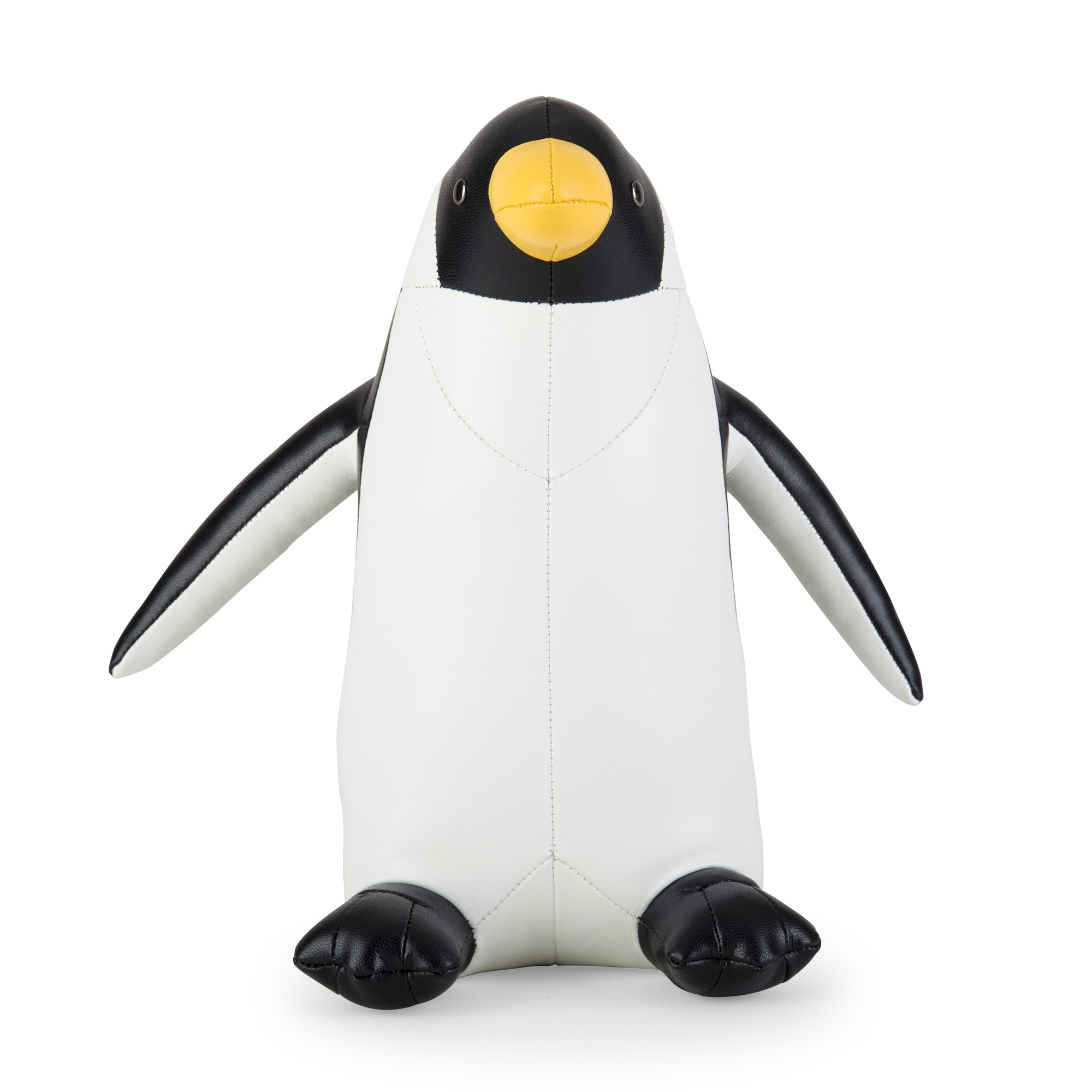 Buchstütze Pinguin: Niedliche, schwarz-weiße Züny Buchstütze in Pinguin-Form für Kinderzimmer und Bücherregal.