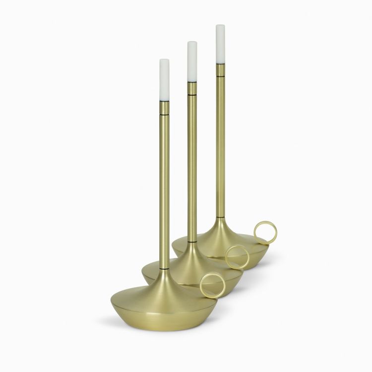 Wick draagbare acculamp / tafellamp met USB Graypants