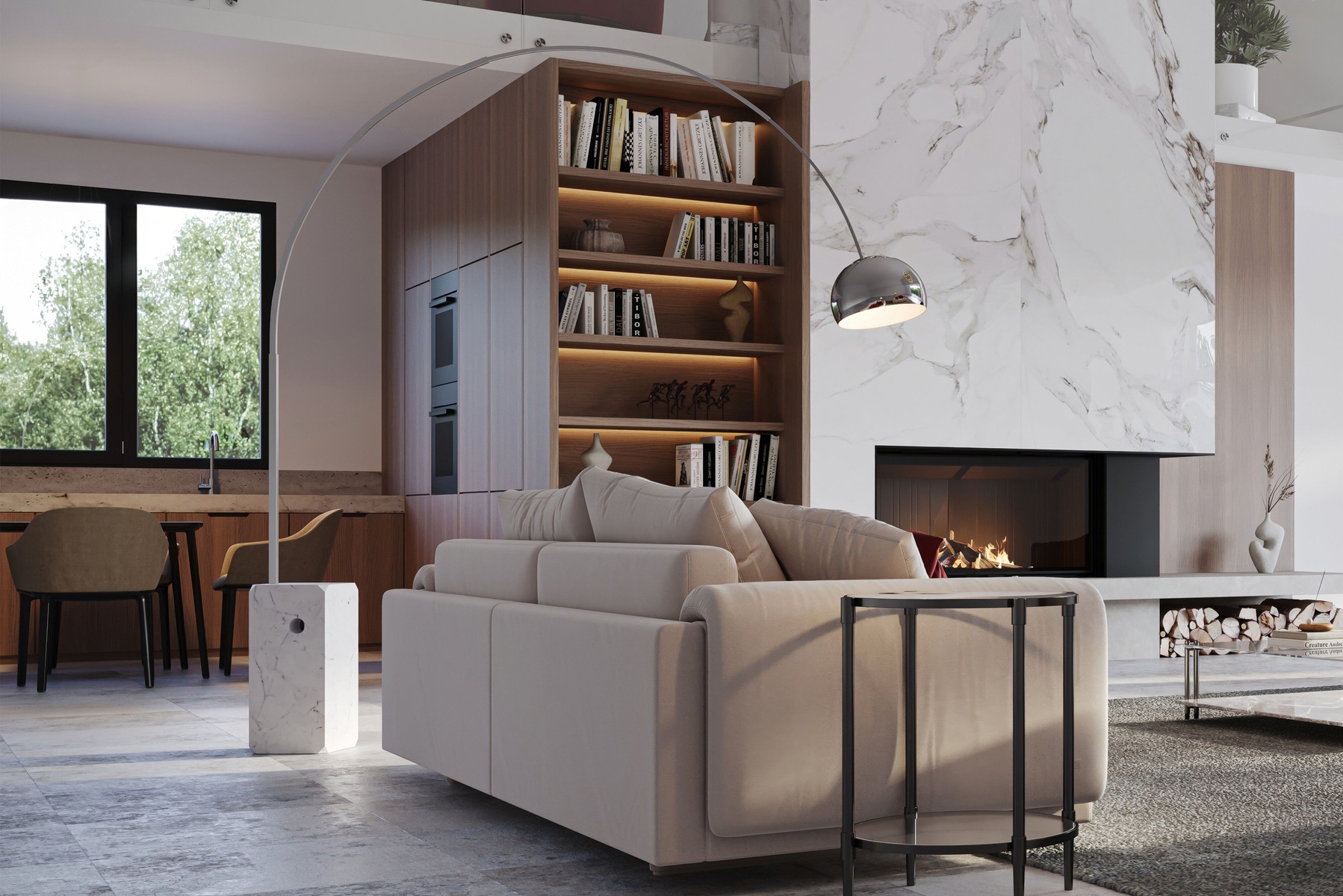 Arco staande lamp van Flos