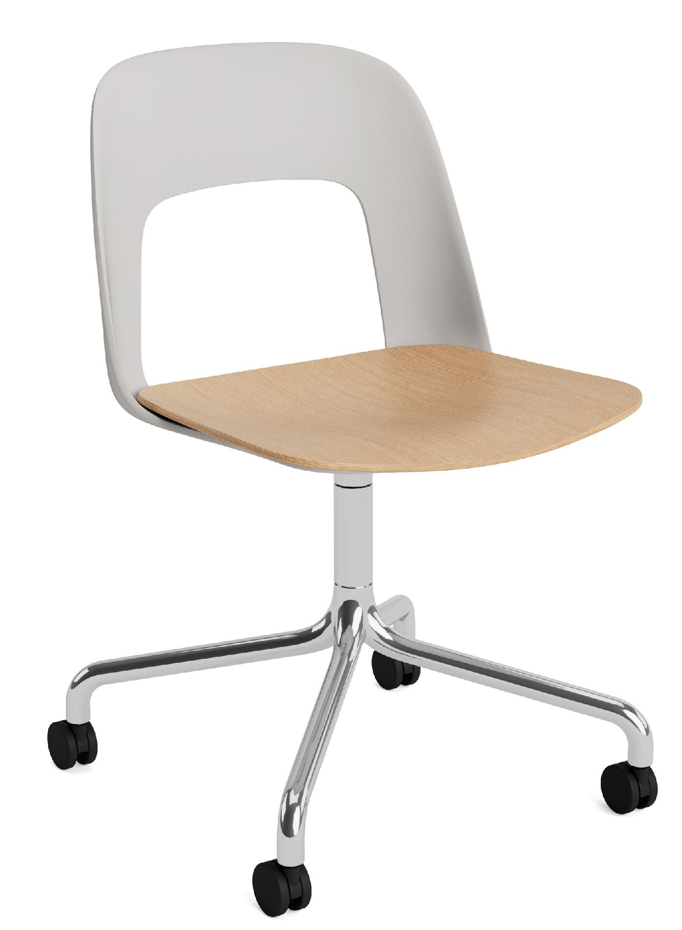 Layout Side Chair 162 draaistoel met vierpoot Hay