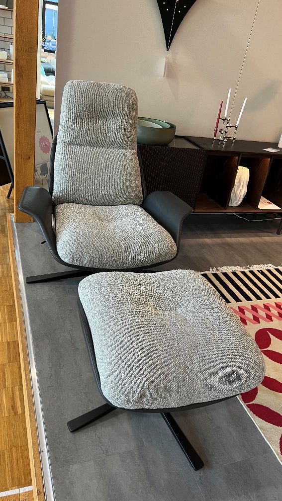 Rei fauteuil en voetenbank Prostoria displaymodel