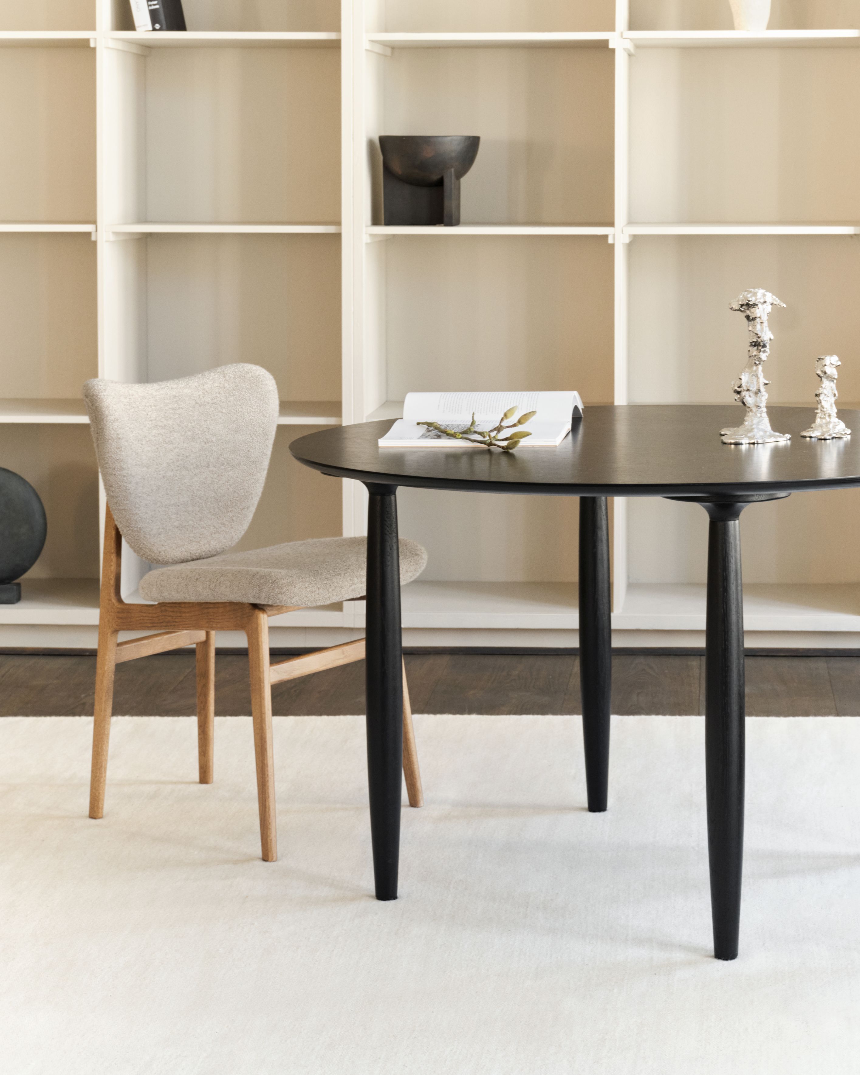 Oku ronde eettafel van eikenhout NORR11