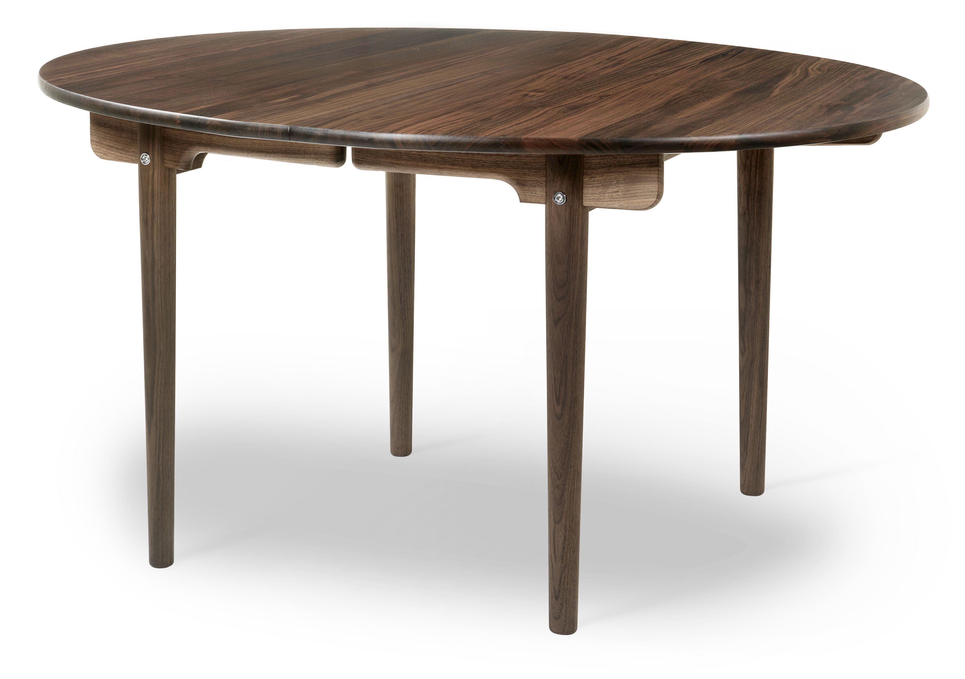 CH337I Carl Hansen & Søn Einlegeplatte für ovalen Esstisch aus geöltem Walnussholz.