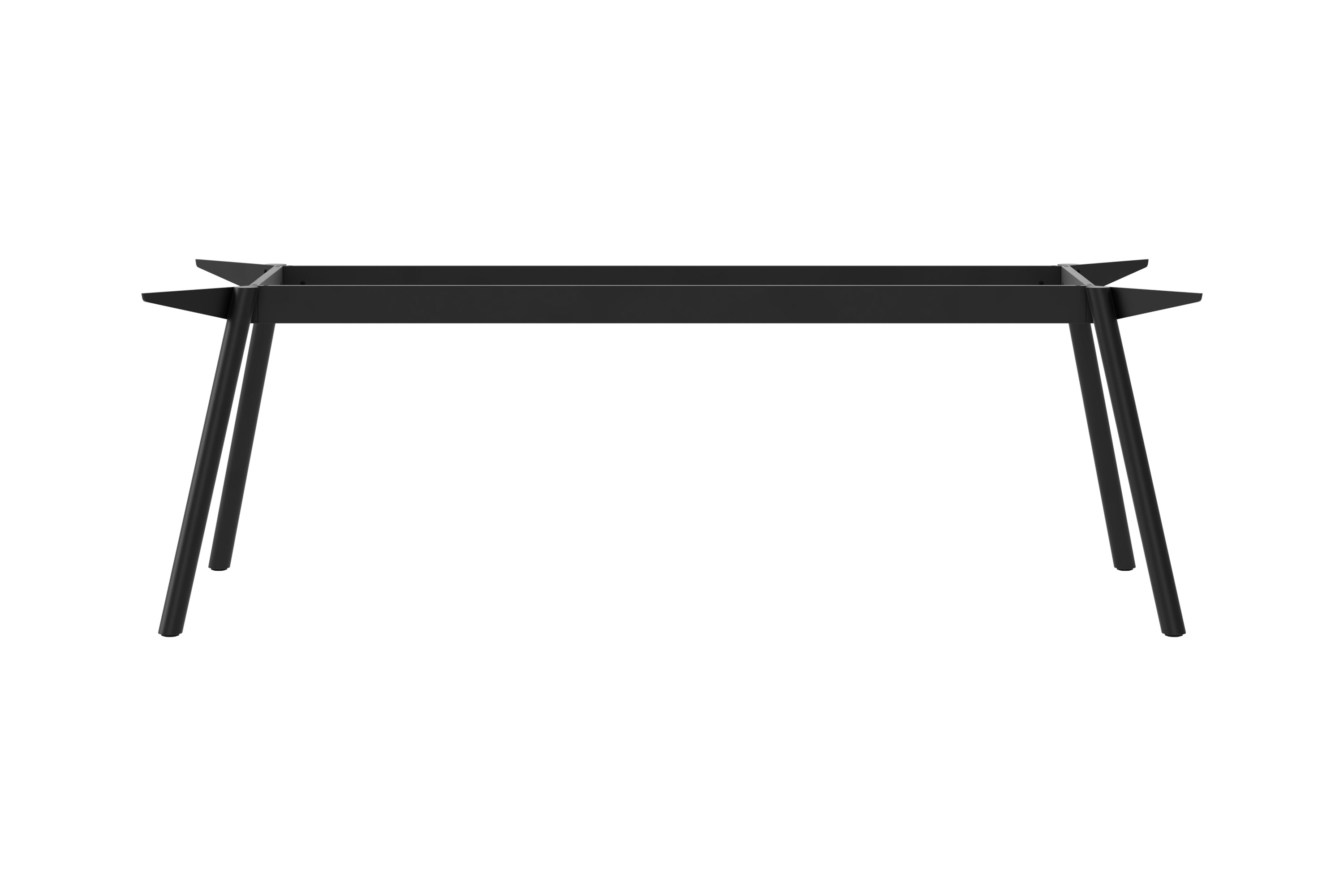Masa Tischgestell von New Tendency aus schwarzem Stahl, minimalistisches Design für Esstische und Schreibtische.