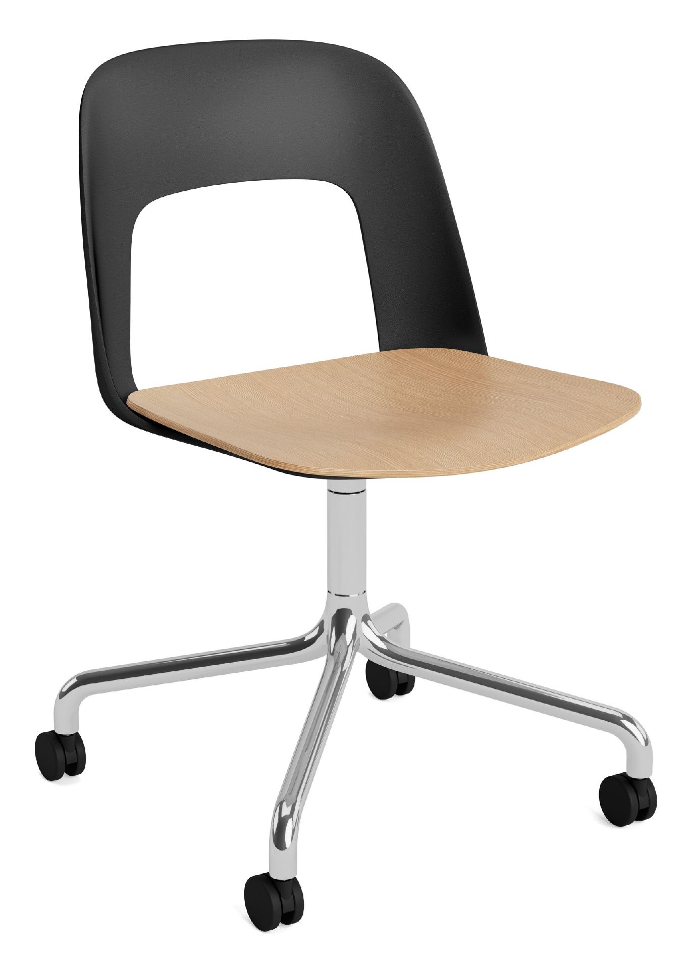 Layout Side Chair 162 draaistoel met vierpoot Hay